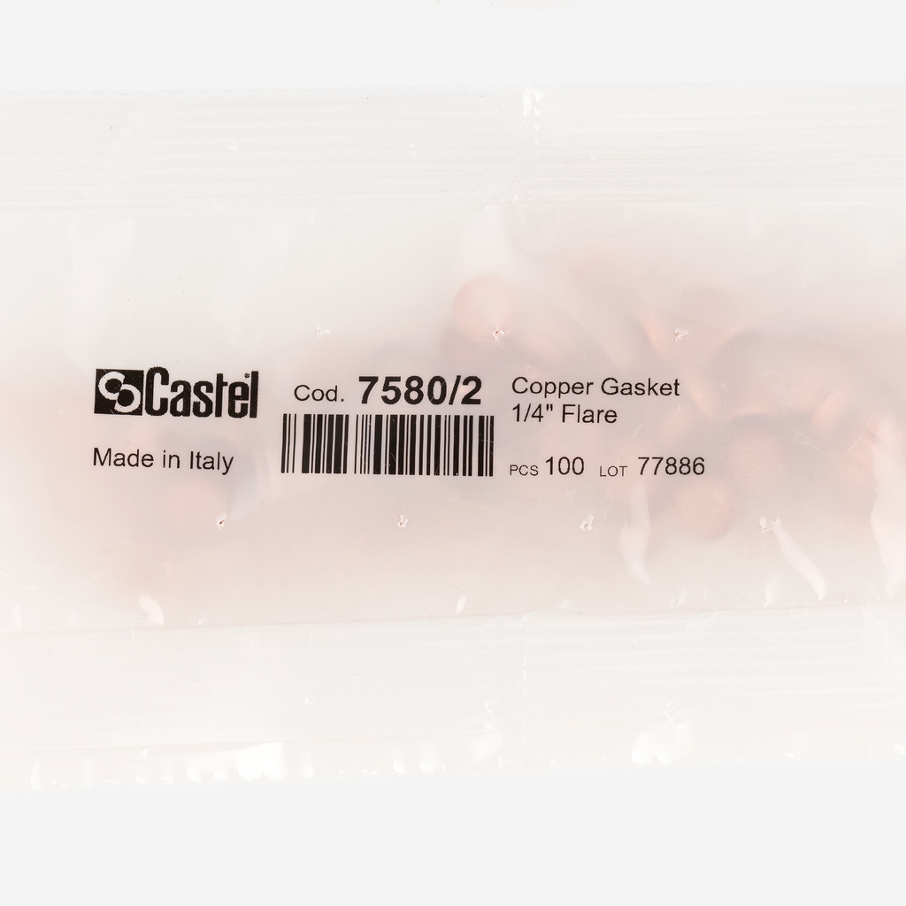 Copper gasket 1/4" 7580/2  (B2-4)