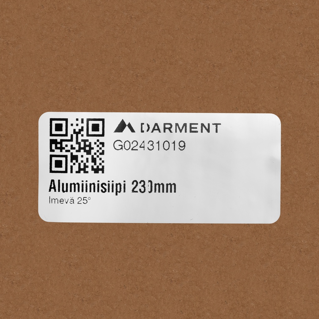 Aluminiumblade 172mm Aluminiumblade 230/25°