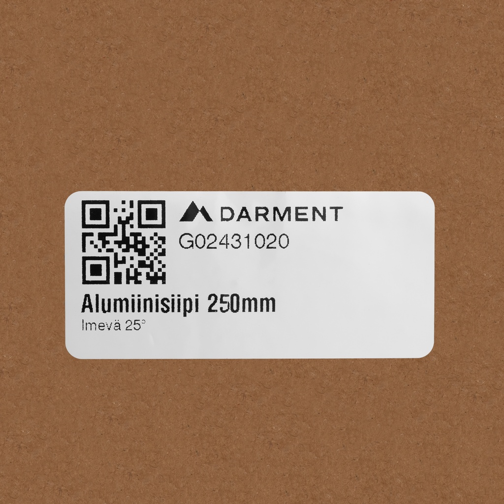 Aluminiumblade 172mm Aluminiumblade 250/25°