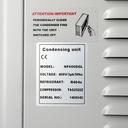 Condensing unit Coolent NF600SGL -35°C 2,98kW 6HP R404A 400V