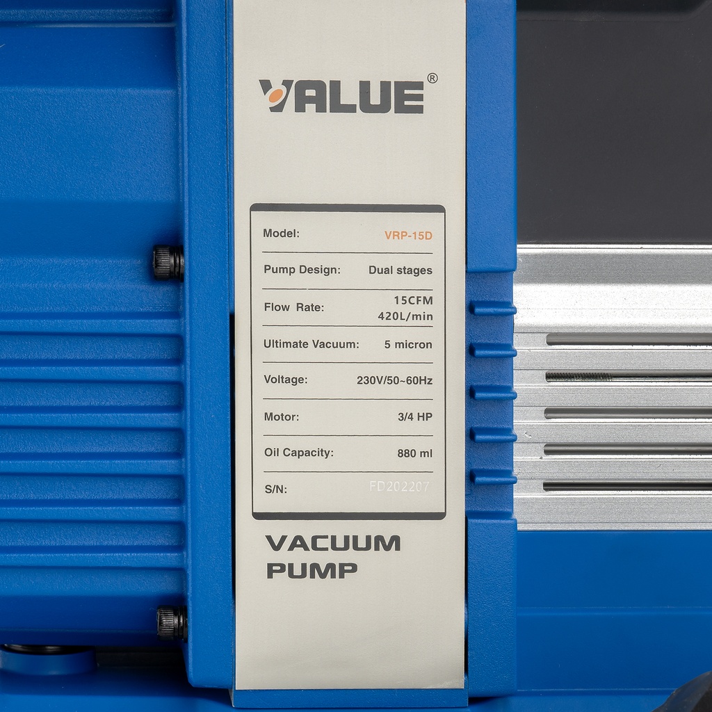 Value Vacuum Pump VRP-15DN (suitable for ammonium)