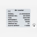 Evaporator Coolent LFJ950XECM EVD 1,10kW -8°C/dt8 R404A 6mm electric defrost