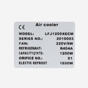 Evaporator Coolent LFJ1200XECM EVD 1,37kW -8°C/dt8 R404A 6mm electric defrost