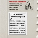 Condensing unit Coolent NF600DC-ML INV -30C 2,04-5,03kW R404A 400V