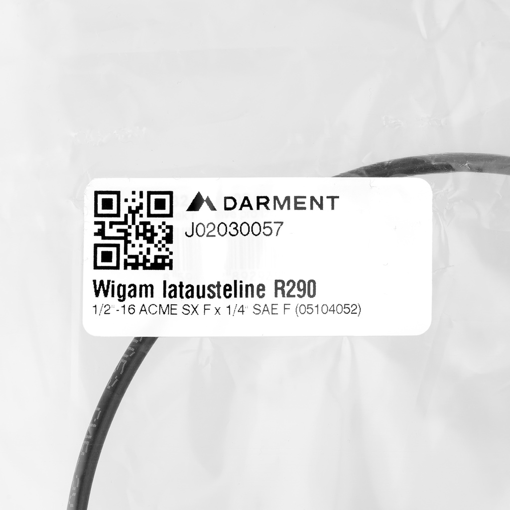 Wigam filling stand R290 1/2"-16 ACME SX F x 1/4" SAE F (05104052)