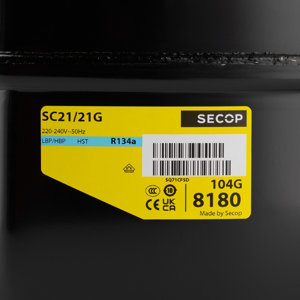 Compressor SC21/21G 195B0049 2x20,95cm³ R134A LHBP 230V