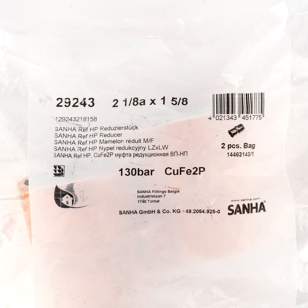 Ref hp Reducer 2 1/8"x1 5/8" 129243218158, 9149748