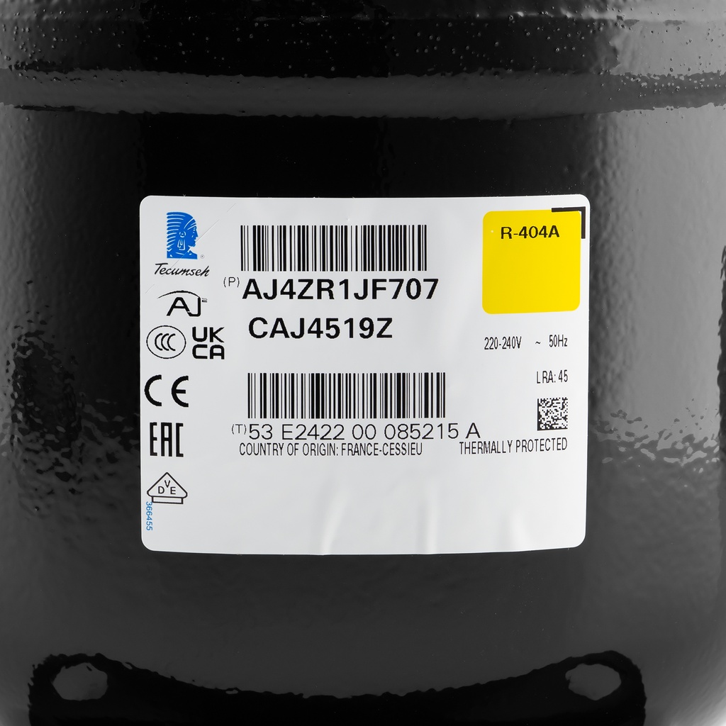 Compressor CAJ4519Z 34,50cm³ R404A HBP 230V