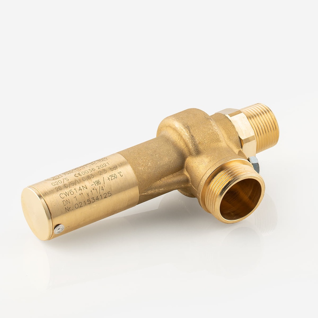 Varoventtiili G20/S 1"NPT - 1 1/4"G 23bar