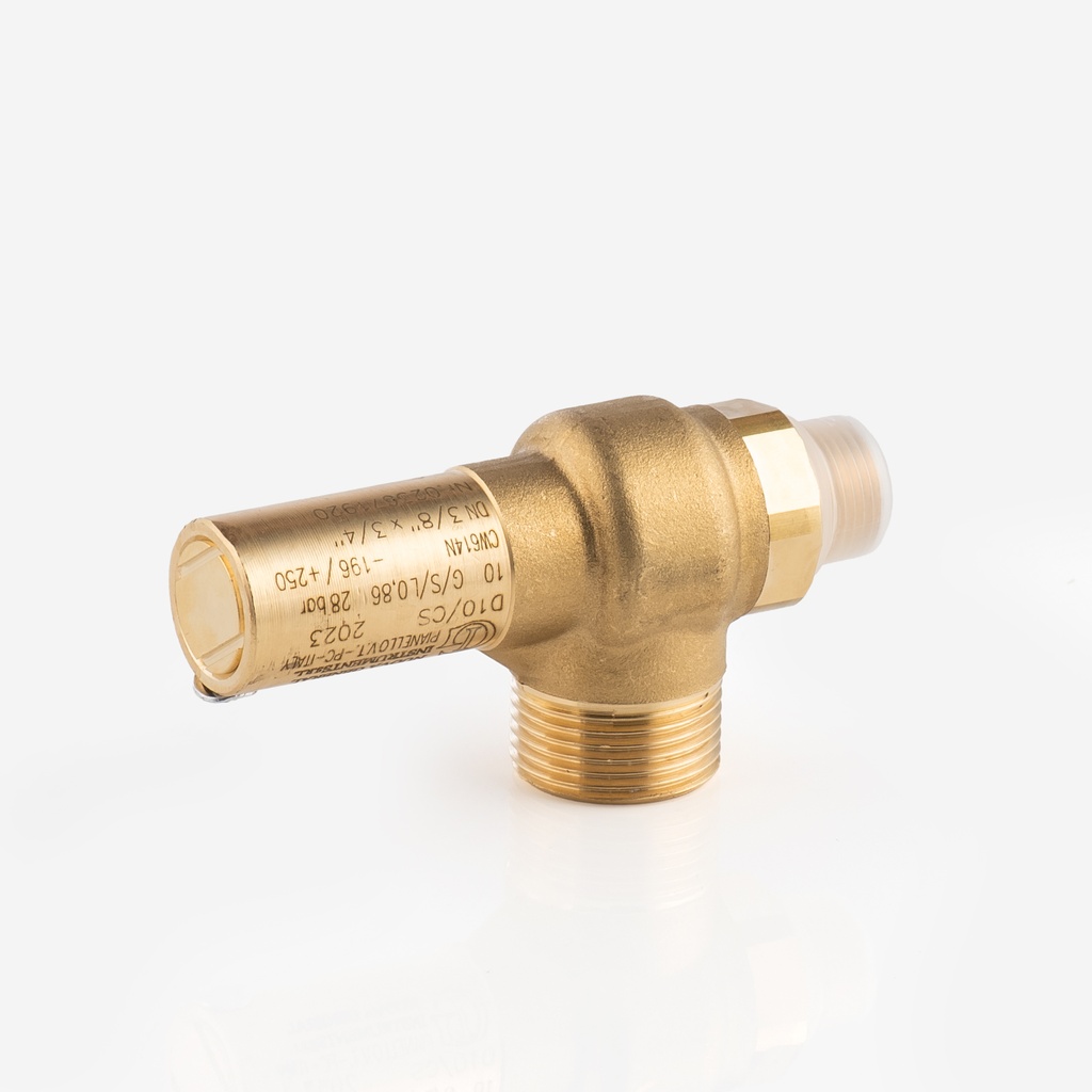 Varoventtiili D10/CS 3/8"G - 3/4"G 28bar