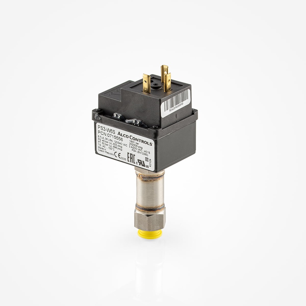 Pressure switch Alco PS3-W6S, 0715556 21 - 16 bar, auto, 1/4"