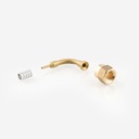 90° angle Fitting 1/4" SAE flare 7/16" UNF