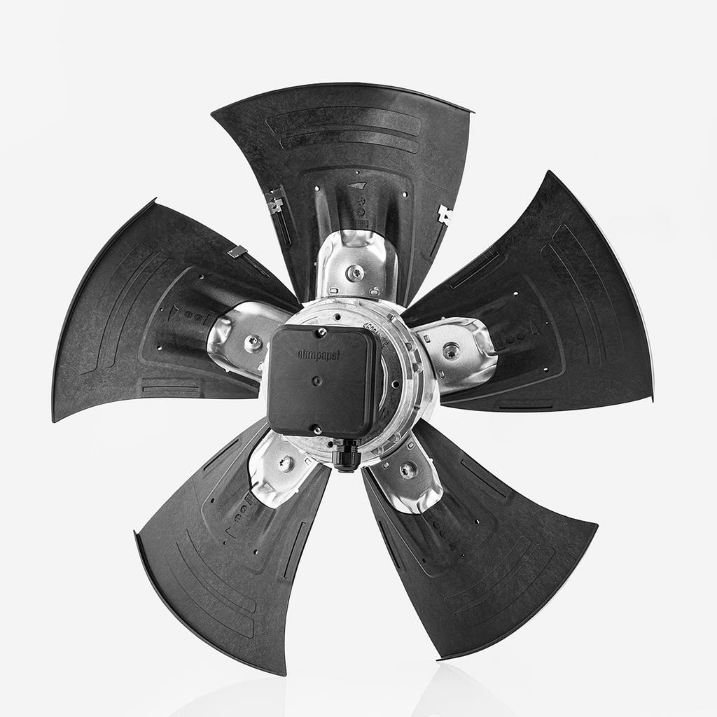 Puhallin 560mm 4P 400V Puhaltava A4D-560-AM03-02 ei suojaverkkoa 