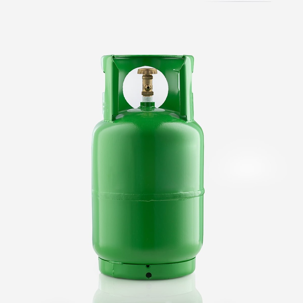 Empty green cylinder 12l 48bar 1 x 1/4" SAE valve