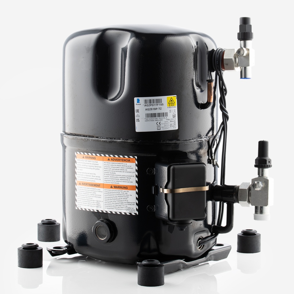 Kompressori AG2519P-TZ 124,40cm³ R452A,R449A,R455A,R454C,  LBP 400V (TAG2519Z) (ei tandem)