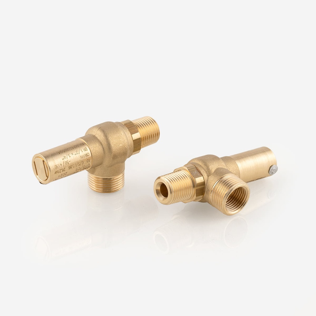 Varoventtiili D10/CS 1/2"NPT - 3/4"G 26,2bar