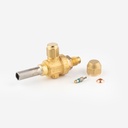 Ball valve Refrigera BV21Z010XS100 10mm with OD stainless steel SAE 1/4 in connections