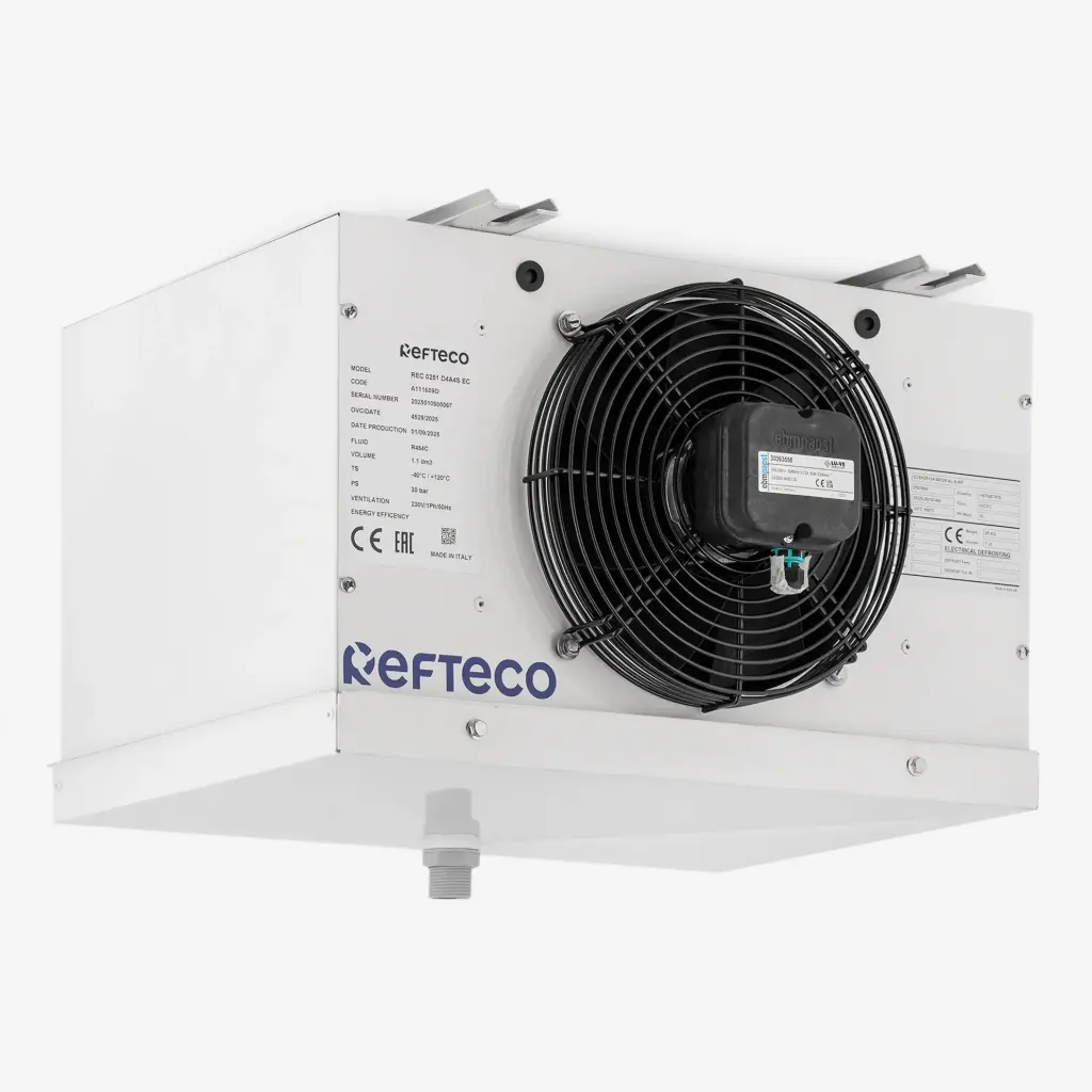 Höyrystin Refteco REC 0251 D4A4S EC 1,6kW ΔT8K R454C