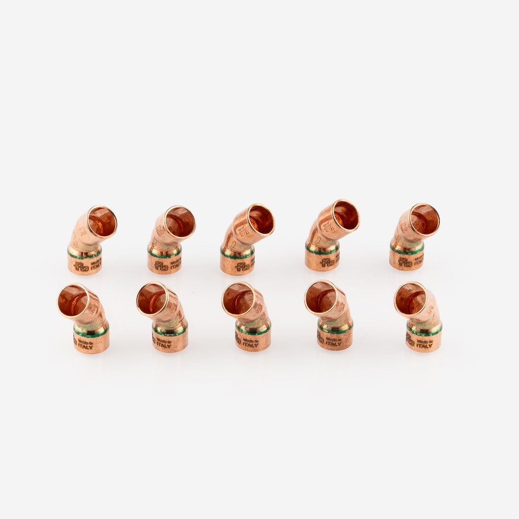 Polar, 45° FF bend, 5041, 1/2"x 1/2", 130bar, 3.1 Certificate