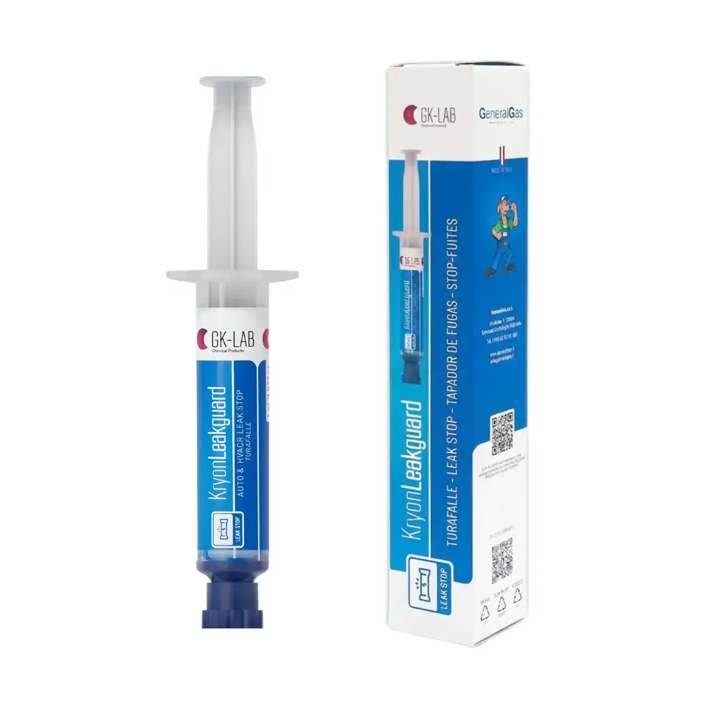 GK-Lab KryonLeakGuard Leak Stop for Micro-Leak Repair in HVACR and AUTO Systems 