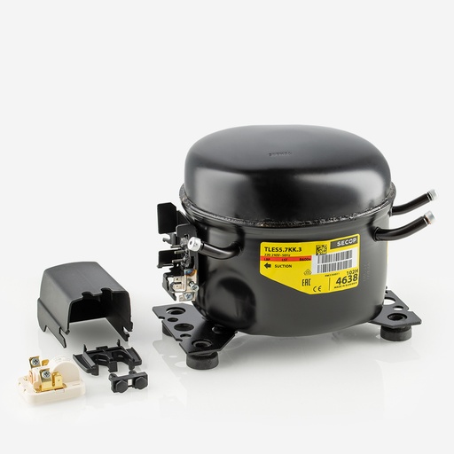 [A01011077] Compressor TLES5.7KK.3 102H4638 5,70cm³ R600a LBP 230V