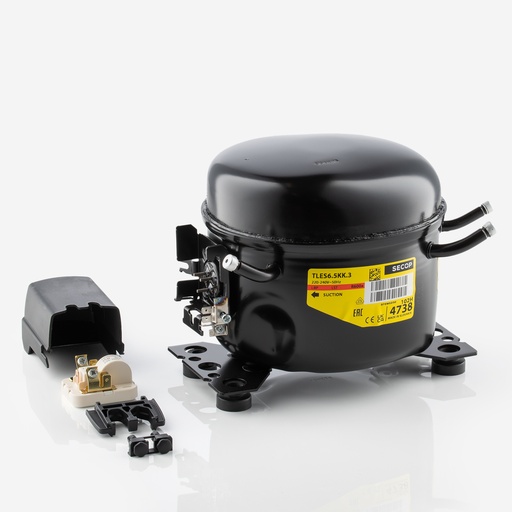 [A01011091] Compressor TLES6.5KK.3 102H4738 6,49cm³ R600a LBP 230V