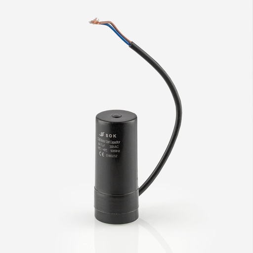 [A01491001] Motor starting capacitor CD60, 64-77 UF 330V with cable  