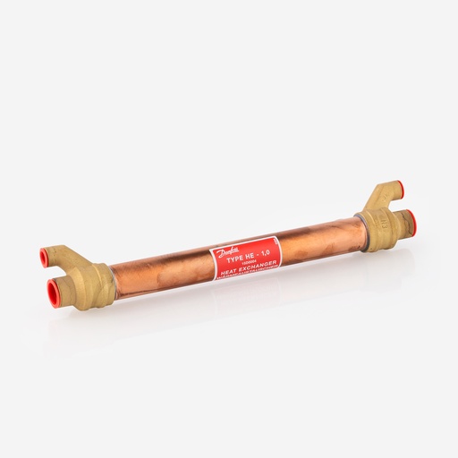[C06021001] Putkilämmönvaihdin HE1.0 015D0004 3/8"-5/8"  