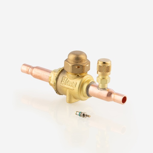 [D03031066] Palloventtiili 1/4"-ODS (Poly) 6570N/2A + 1/4" huolto yhde