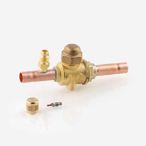 [D03031071] Ball valve ODS 10mm Polyhedra    6570N/M10A + 1/4" access valve  