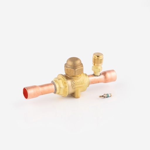 [D03031073] Ball valve ODS 1/2" Polyhedra    6570N/4A + 1/4" access valve