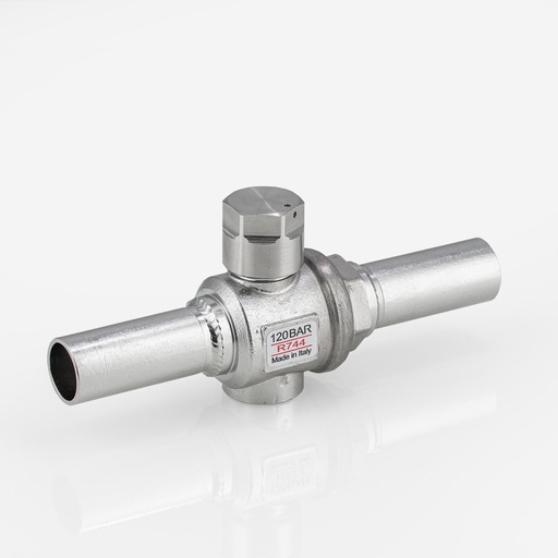 [D03251100] Ball valve STS ODS 22mm REF1.1.N.K.D20.120 120bar