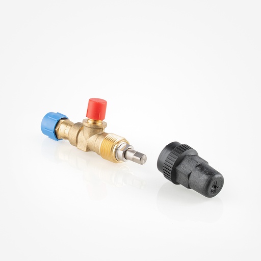 [D07011022] Sulkuventtiili öljynannostelijan S-9106E 1/4"SAE-M/F