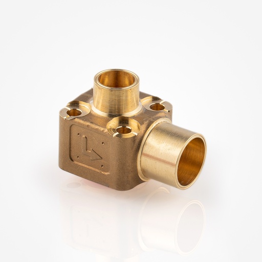 [D11011080] Expansion valve body angle 067B4012 TE5 16x22mm