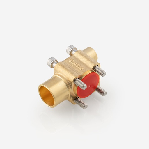 [D11011586] Expansion valve body straight    067B4003 TE5 12mm x 22mm