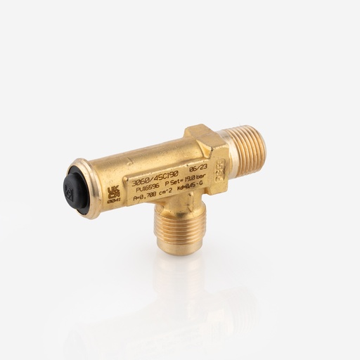 [D15011004] Varoventtiili 1/2"-NPT 5/8"-SAE 3060/45C19 19bar