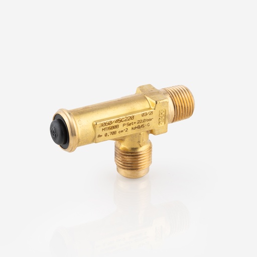 [D15011005] Safety valve 1/2"-NPT 5/8"-SAE   3060/45C22 22bar