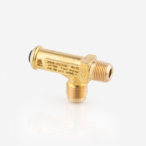 [D15011006] Safety valve 1/2" NPT 5/8" SAE   3060/45C24 24 bar