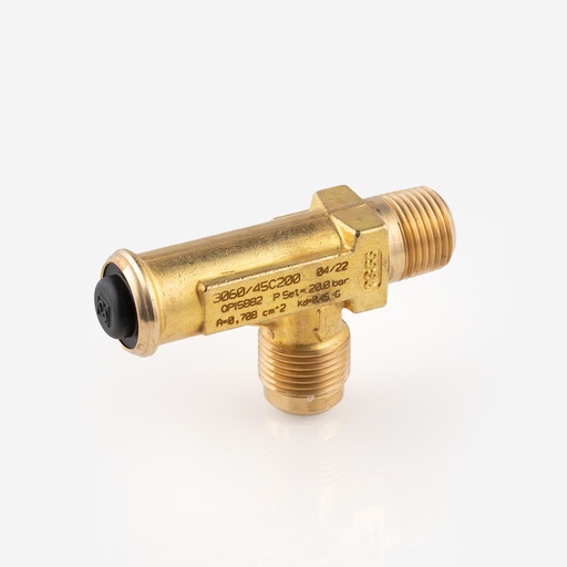 [D15011044] Varoventtiili 1/2"-NPT 5/8"-SAE 3060/45C20 20bar