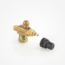 Rotalock valve 6310/3 3/8"-SAE x 3/4"-UN