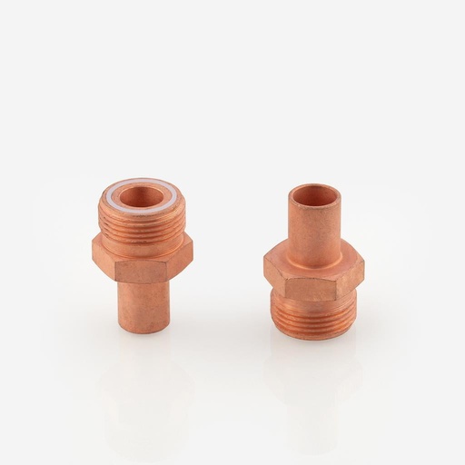 [D16441040] Rotalock adapteri 1 1/4"-18mm M juotettava lähtö rotalockiksi