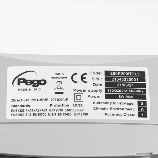 [E05041017] PLUS 300 EXPERT DL3 DATALOGGER 3 CH+PROB