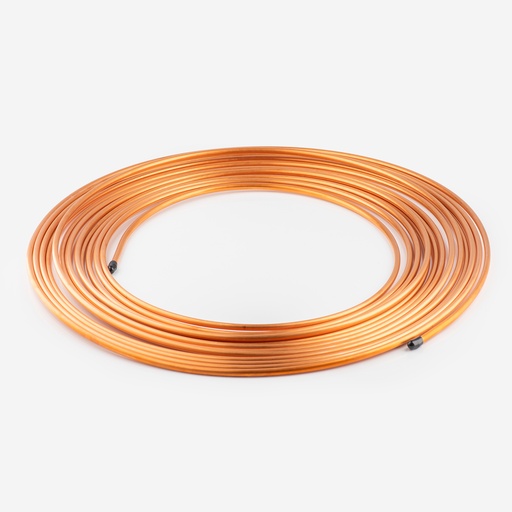 [F01011001] Copper tube coiled soft Cu1/4" -15m