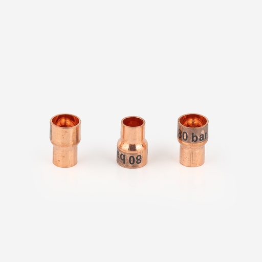 [F04261101] Supistusmuhvi 1/2" X 3/8" K5240 80 BAR Cu-DHP