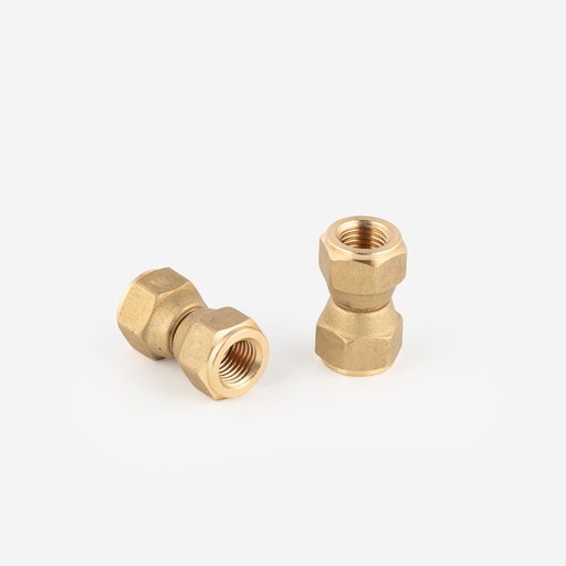 [F05011013] SAE flare twin nut 1/4" 7050/2   (US4-4)