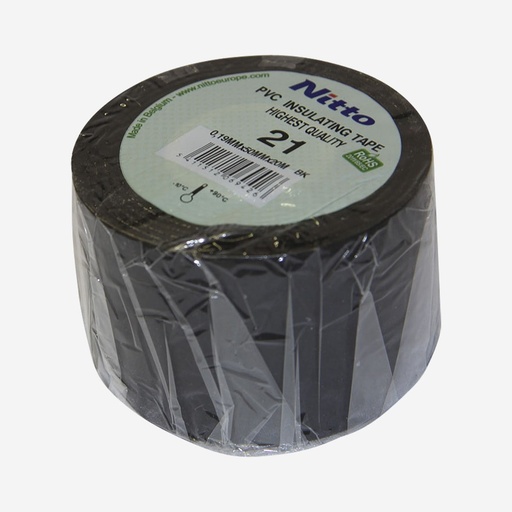 [F09011002] Tape Nitto 21  black Nitto21 musta 48kpl