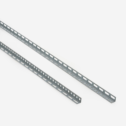 [F11011025] L-3 kisko Zn 3x30x30mm, pituus 2m (kpl)