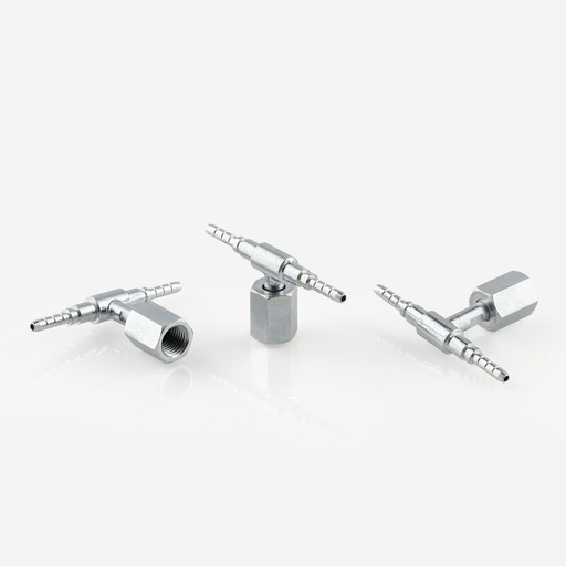 [F12011030] T-kappale RF0207 laippamutterilla 1/4" (DN4)