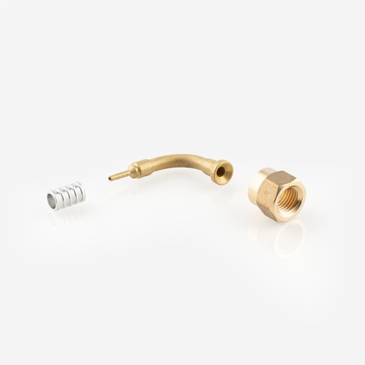 [F12011082] 90° angle Fitting 1/4" SAE flare 7/16" UNF