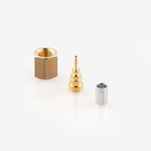 [F12011093] Laippaosat suorayhde RFV001 1/4" DN2 25kpl lyhyt Mutteri
